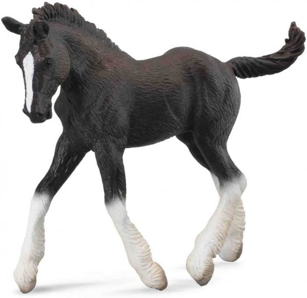 gray shire horse