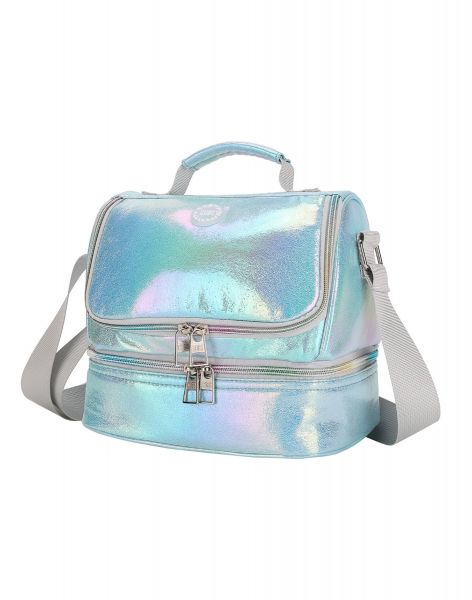Cubs Double Decker Baby Blue Lunch Bag