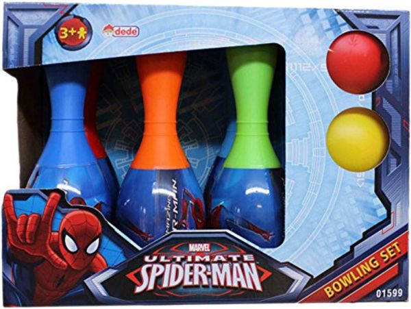 spiderman bowling set