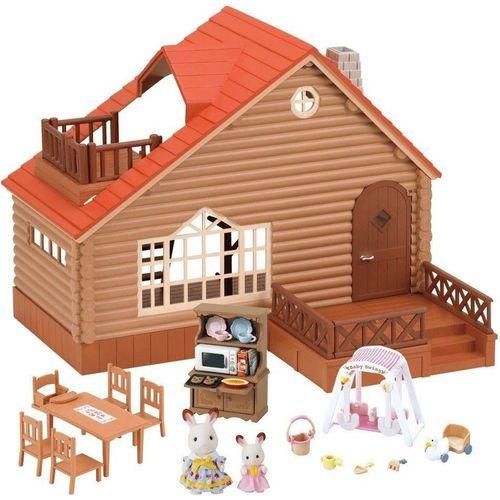 log cabin gift set sylvanian families