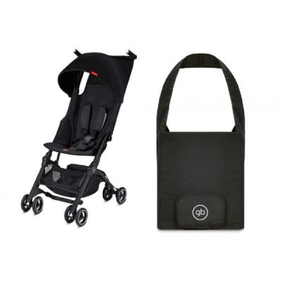 Gb pockit plus outlet stroller in satin black