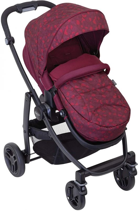 graco evo travel system plum