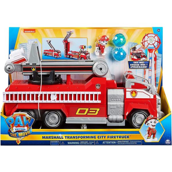 Marshall's Transforming Fire Truck From First Day Of Motherhood