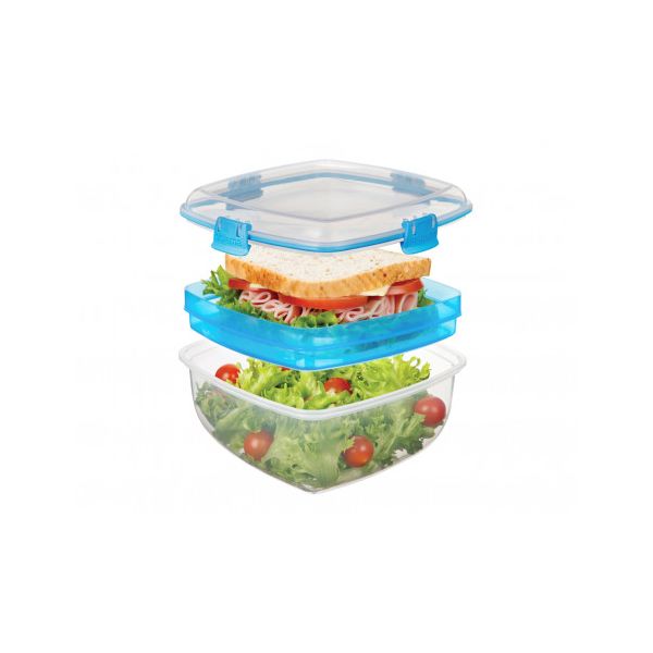 Comment LINKS below, and I'll message you the link to shop! This glass  salad container has a separate area for your salad toppings and…