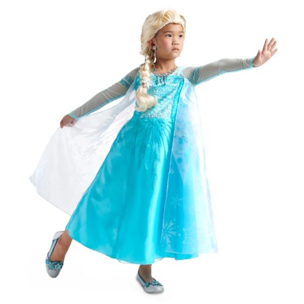 Frozen Elsa Light Cyan Cosplay Costume - Cosrea Cosplay