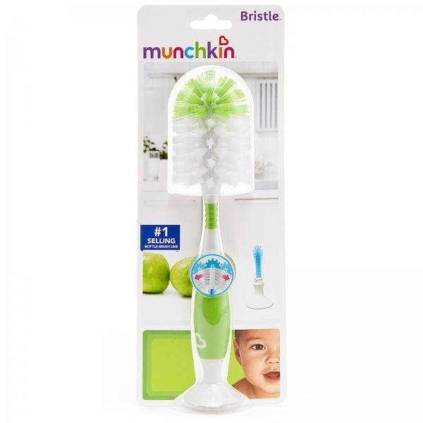 Munchkin Bristle Bottle Brush - Blue