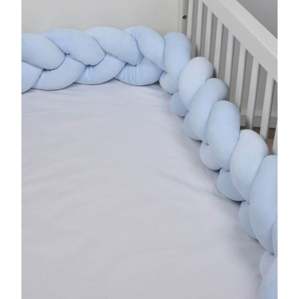 Braided crib best sale bumper safe