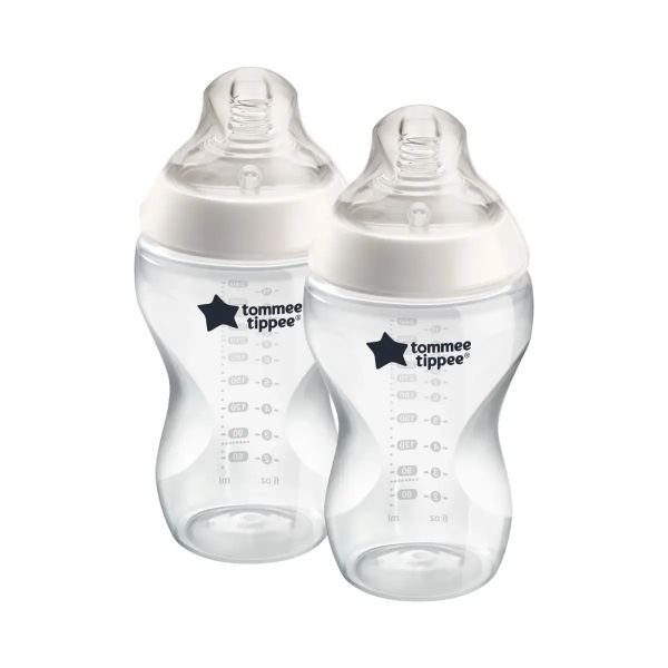 Closer to Nature 2 Baby Bottles 340ml 3 Months From first day of motherhood