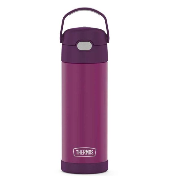 THERMOS FUNTAINER 470 ml STAINLESS STEEL WATER BOTTLE Purple