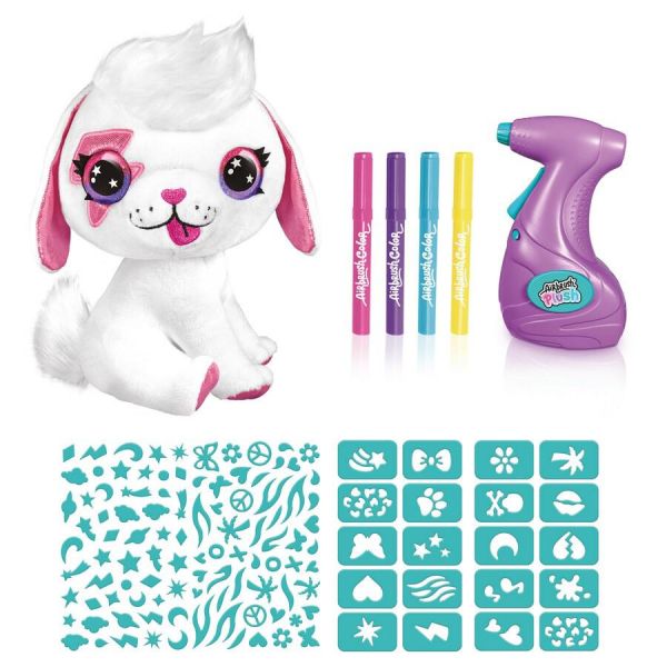 New Surprise Doll Real Airbrush Plush Airbrush Plush Doll Puppy Unicorn Toy  DIY Dye Spray - AliExpress