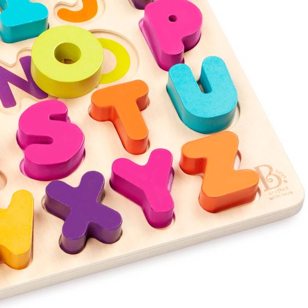 Alpha- B.-tical, Wooden Alphabet Puzzle, B. Toys From First Day Of ...