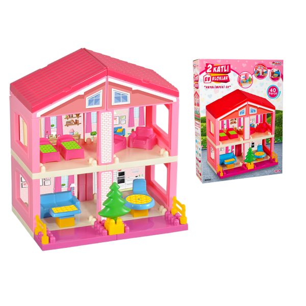 2-Storey Building Blocks House 