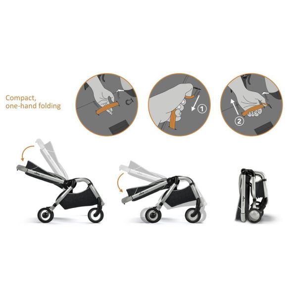 Zigi Stroller Argento From first day of motherhood