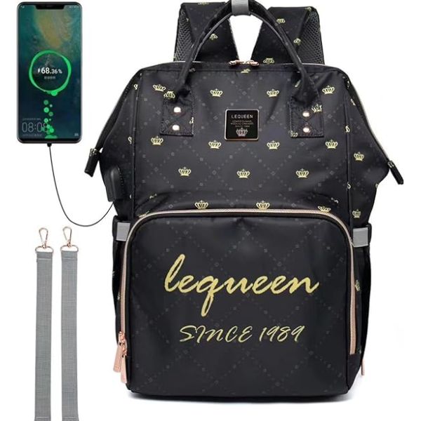 Lequeen diaper bag backpack best sale