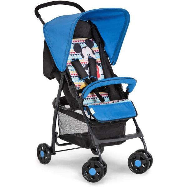 Hauck Buggy Sport Disney Mickey Geo Blue Lightweight Pushchair From first day of motherhood