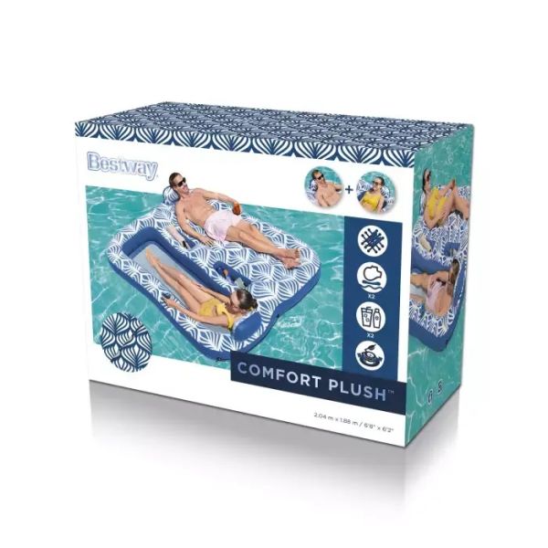 Comfort Plush 2 Person Air Mattress 204 X 188 Cm From first