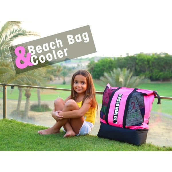 Beach bag with built in cooler clearance