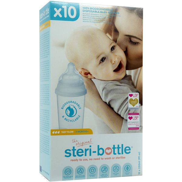 Steri bottles hot sale medium flow