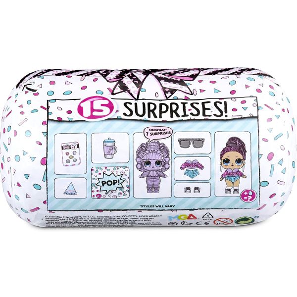 Lol bath confetti push sales pop