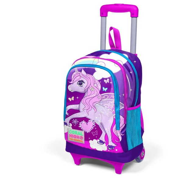 Purple Pink Unicorn Trolley Bag 17L From first day of motherhood