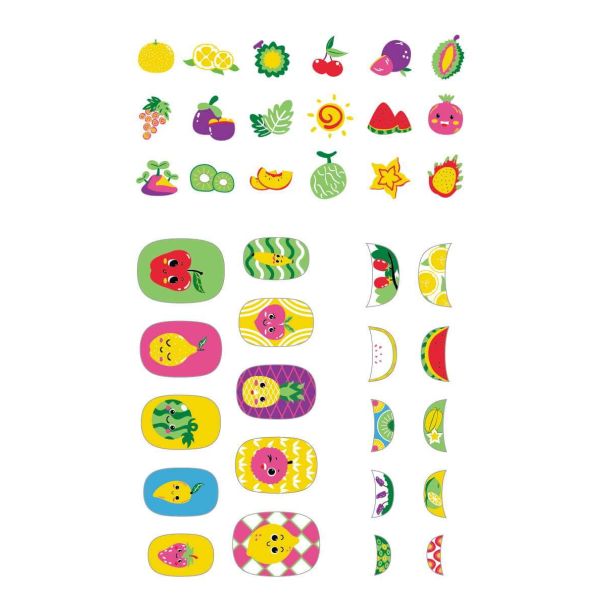 Fruit Nail Stickers From first day of motherhood