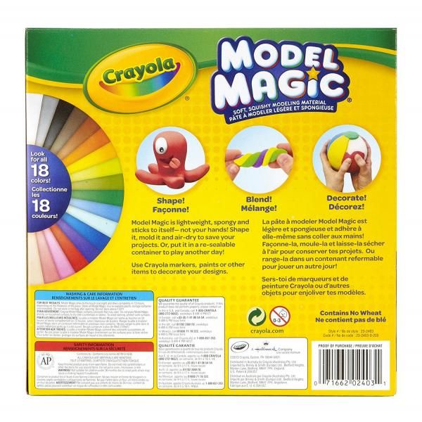 Crayola Model Magic 8 Assorted Color Modeling Compound NOS NIP