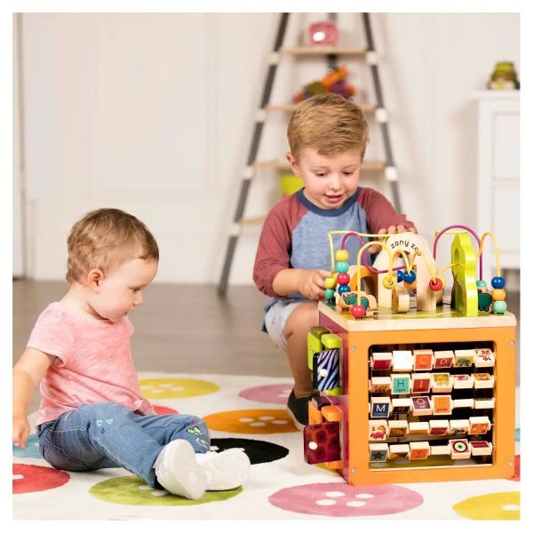 Zany zoo activity cube outlet
