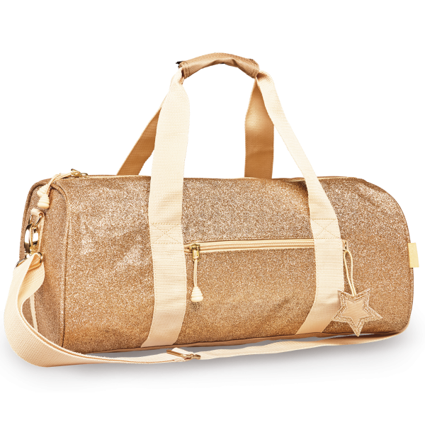 Gold duffle bag new arrivals