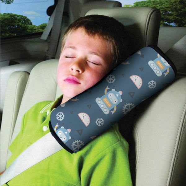 Safety belt pillow outlet