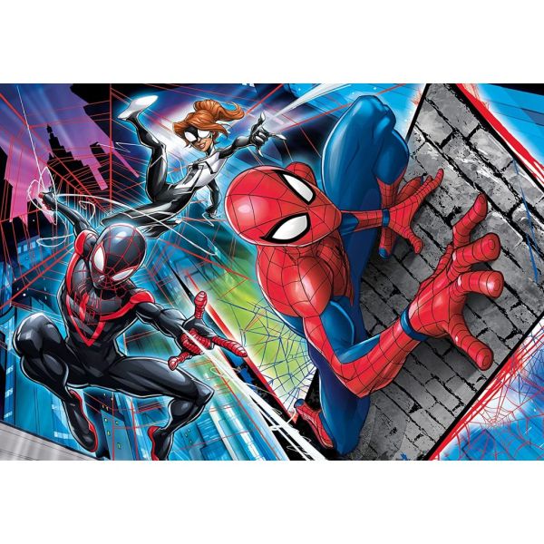 Clementoni - Puzzle 3D 104 pièces The Amazing Spiderman: Arachnid abilities