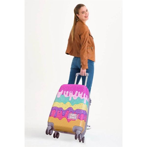 Patterned cabin luggage outlet