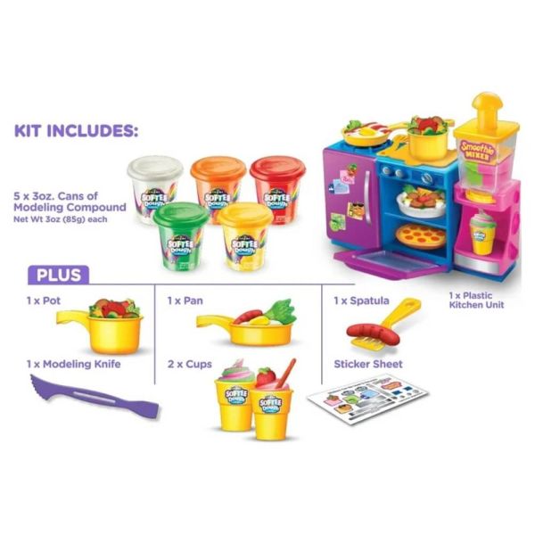 Cra Z Art Softee Dough Multicolor Mealtime Fun From first day of motherhood