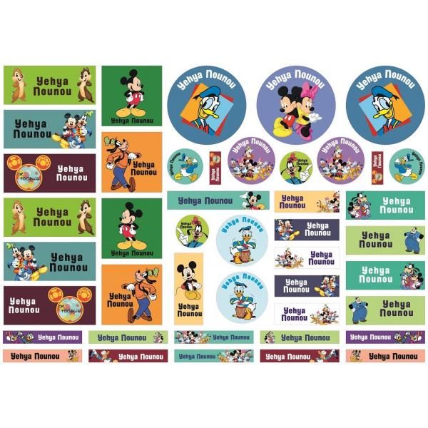 Disney Heros Boys Labels From first day of motherhood