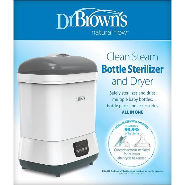 Dr. Brown's Electric Steam Sterilizer - Gray