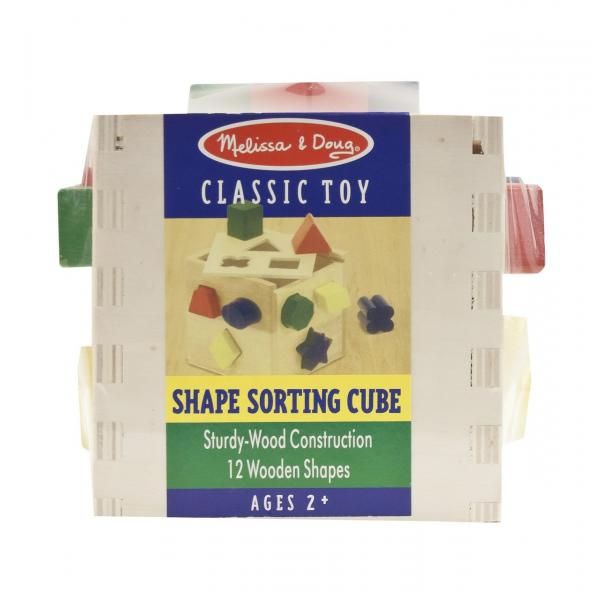 Melissa & Doug Classic Toy, Shape Sorting Cube