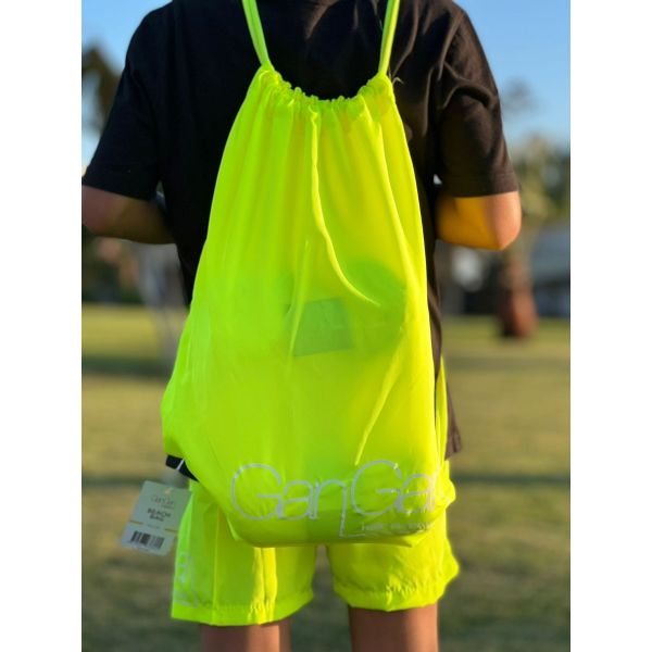 Yellow string bag online