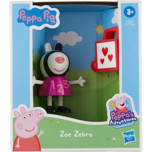 Peppa pig zoe zebra toy top