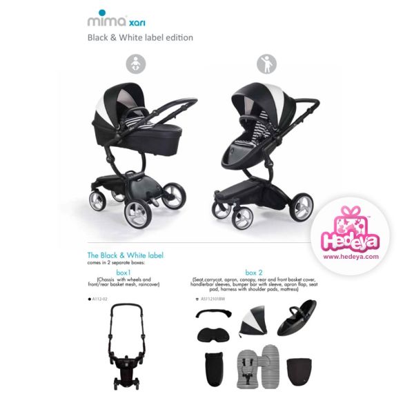 Mima xari black and white limited edition store