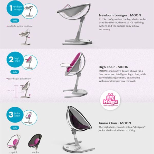 Moon baby on sale high chair