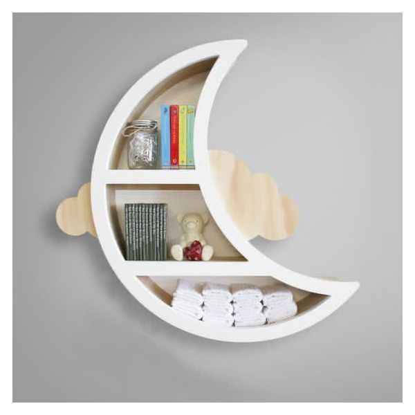 Moon shaped sale shelf nursery