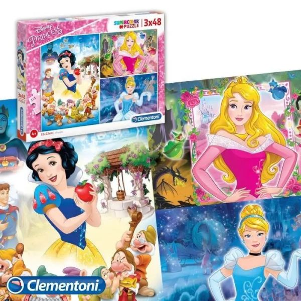 Clementoni - Mallette Puzzle Disney Princess - 1000 pièces - 39676