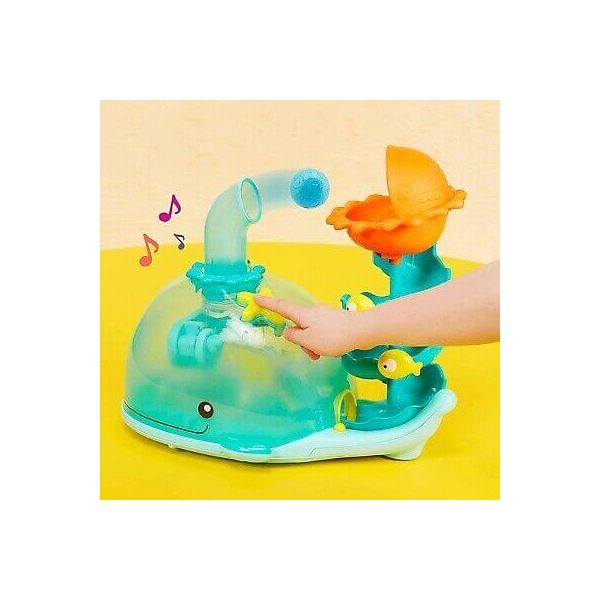 B. play Musical Ball Popper Poppity Whale Pop From first day of motherhood