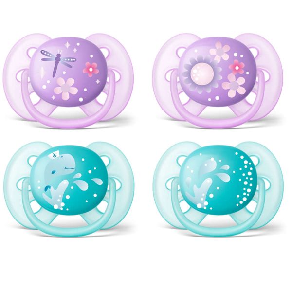 Philips Avent Ultra Soft Pacifier Set - 6-18m/2 piece