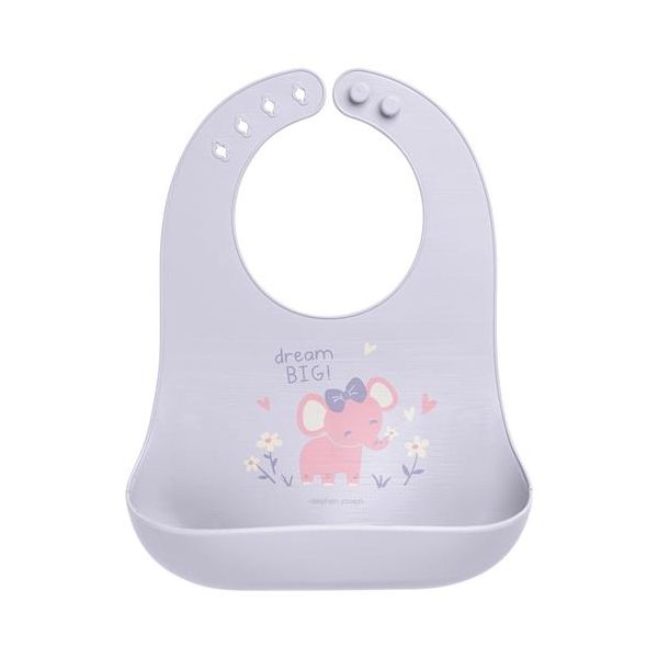 Elephant Silicone Bib From first day of motherhood