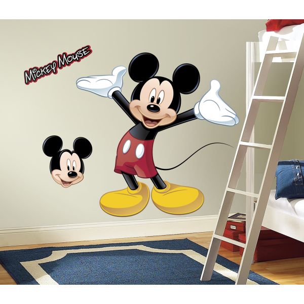 Mickey mouse stickers for outlet walls