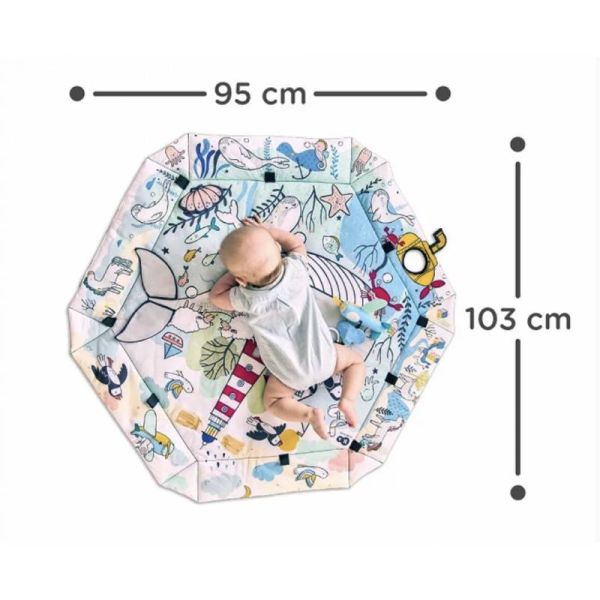 Tapis d'éveil Baby Seat & Play 2 en 1