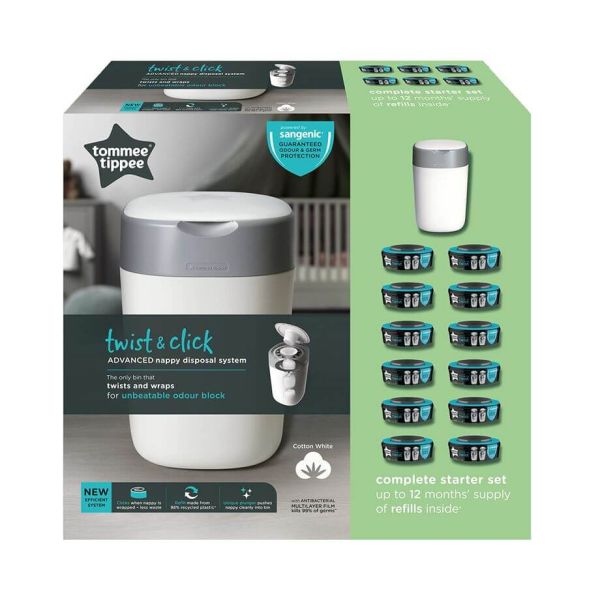 Tommee tippee twist and store click advanced nappy disposal