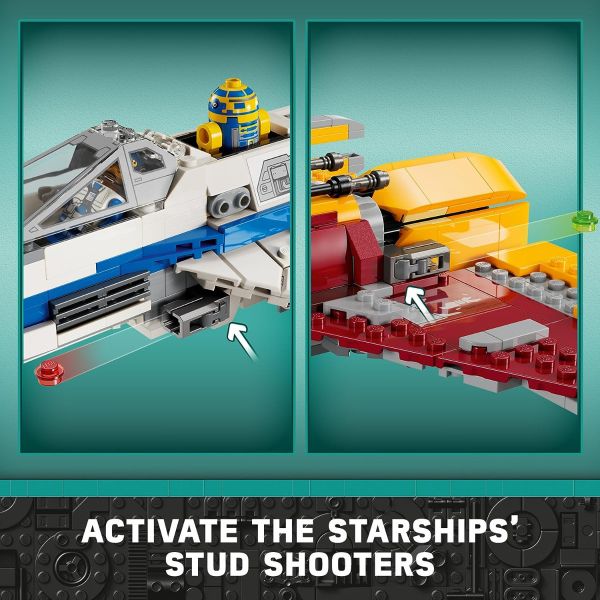 Lego Star Wars: Ahsoka New Republic E-Wing vs. Shin Hati's