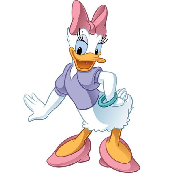 Daisy Duck Card Fancy Dress Mask