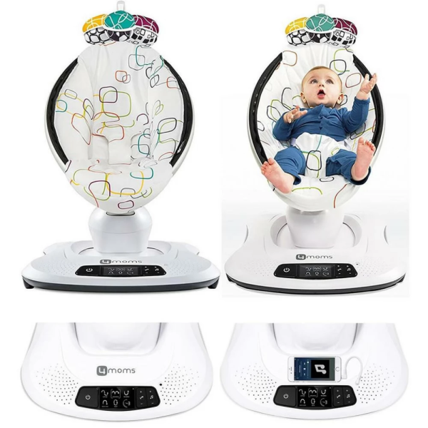 その他 4moms mamaRoo4 Multi color plush 4moms MamaRoo Swing, Multi Color Plush